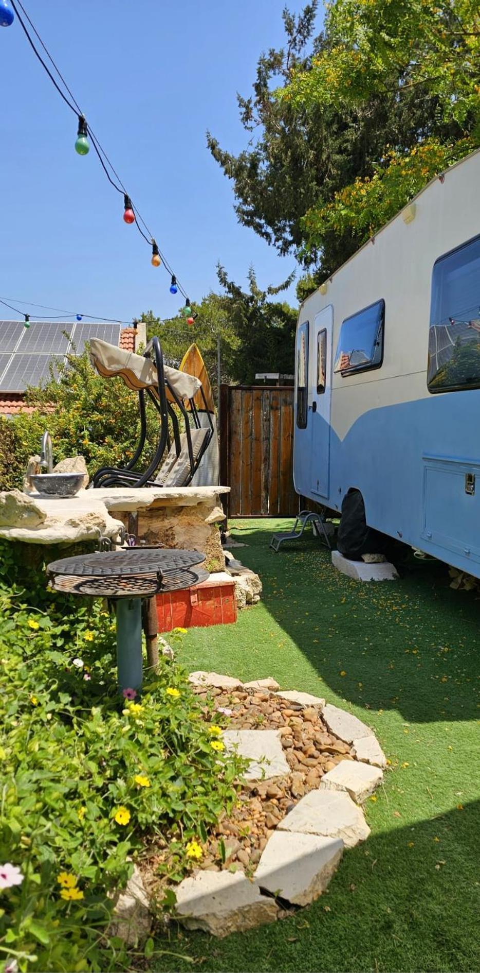 Cozy Seaview Glamping Caravan HaBonim Εξωτερικό φωτογραφία