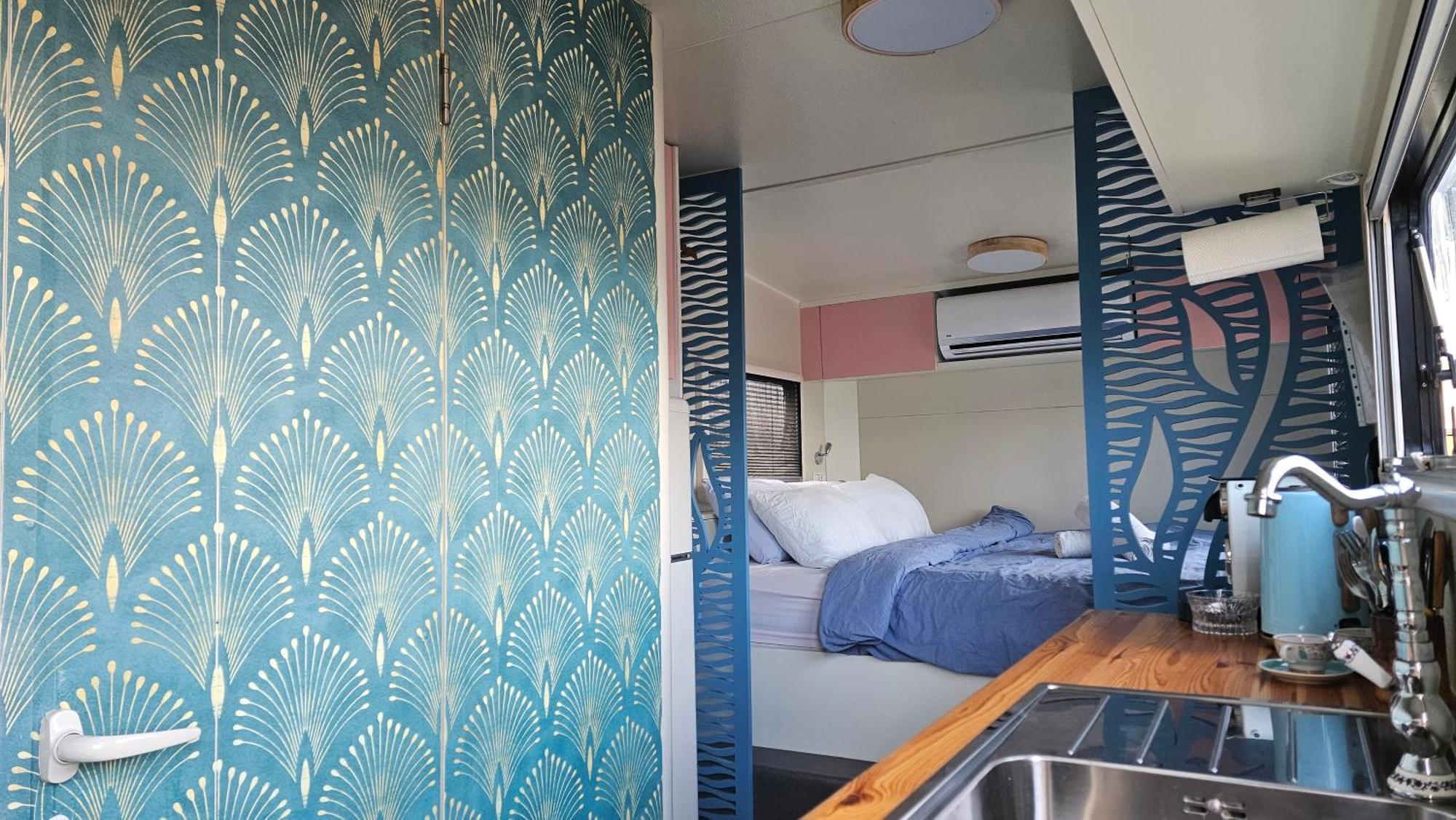 Cozy Seaview Glamping Caravan HaBonim Εξωτερικό φωτογραφία