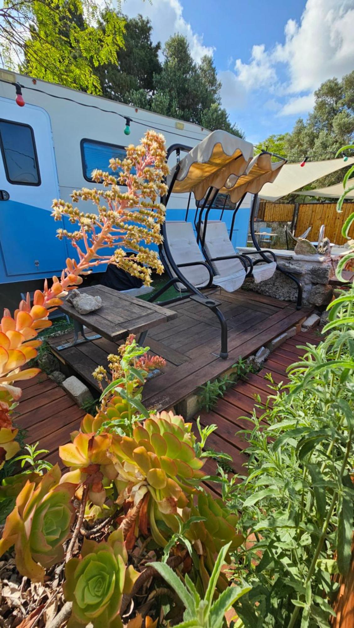 Cozy Seaview Glamping Caravan HaBonim Εξωτερικό φωτογραφία
